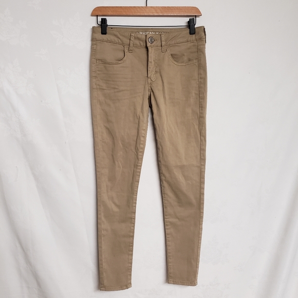 AEO Tan Jeggings - Picture 1 of 7